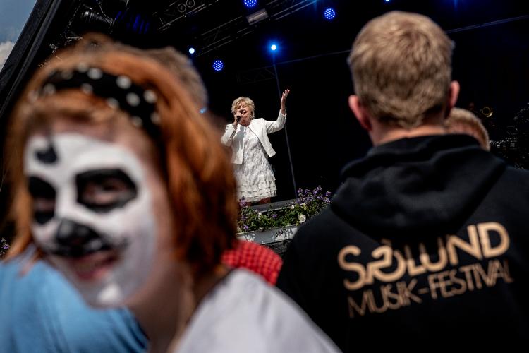 Birthe Kjær har optrådt på festivalen et hav af gange og er en af de helt store favoritter.  Foto: Casper Dalhoff/Casper Dalhoff