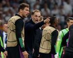 Thomas Tuchel var på ingen måde tilfreds med udfaldet af onsdagens kamp mellem Bayern München og Real Madrid.  Foto: Juan Medina/Ritzau Scanpix