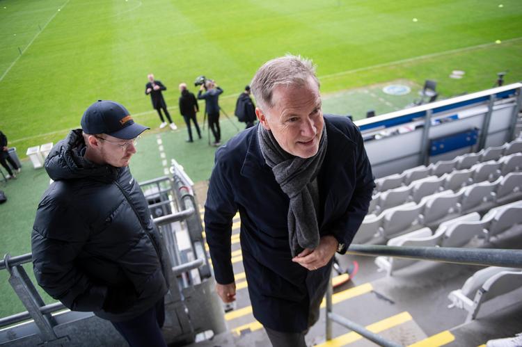 Niels Thorborg og resten af ejerskabet bag OB vil give førsteholdsspillerne en kontant bonus, hvis sæsonen slutter godt.  Foto: Tim Kildeborg Jensen