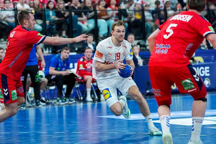 Mathias Gidsel blev fornylig kåret til verdens bedste håndboldspiller, og han viste hvorfor med 9 mål mod Norge.   Foto: Terje Pedersen/Ritzau Scanpix