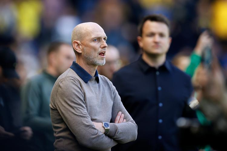 Jesper Sørensen blev i dårligere og dårligere humør, jo længere kampen skred frem..   Foto: Jens Dresling