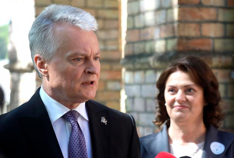 Gitanas Nauseda har erklæret sejr, men det kan være, at han skal ud i en anden valgrunde. Foto: Petras Malukas/Ritzau Scanpix