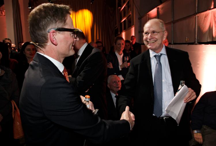 Efter kritik har Jyllands-Postens formand Jørgen Ejbøl betalt en bonus på 2,1 millioner kroner tilbage, mens bestyrelsesformand for JP/Politikens Hus, Lars Munch, er gået mere end 1 million kroner ned i løn. Foto: Jens Dresling