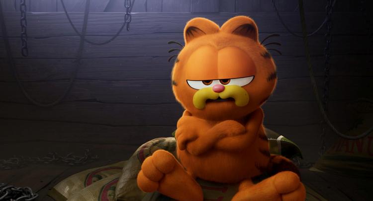 Det har altid været svært for filmskabere at gengive Garfields tørre humor fra Jim Davis' stillestående ruder i tegneserieoriginalerne. Men 'The Garfield Movie' er det hidtil bedste forsøg.  Foto: SF Studio 