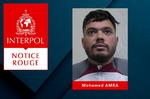 Onsdag 15. maj udstedte Interpol en international arrestordre på Mohamed Amra, der tirsdag undslap under en fangetransport i Nordfrankrig, hvor ukendte gerningsmænd dræbte to fængselsbetjente med automatvåben. Foto: Handout/Ritzau Scanpix