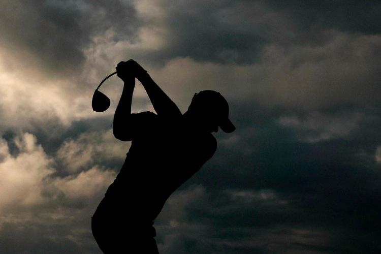 Scottie Scheffler har spillet sig op på golfmajoren PGA Championships fjerdeplads. Foto: Andy Lyons/Ritzau Scanpix