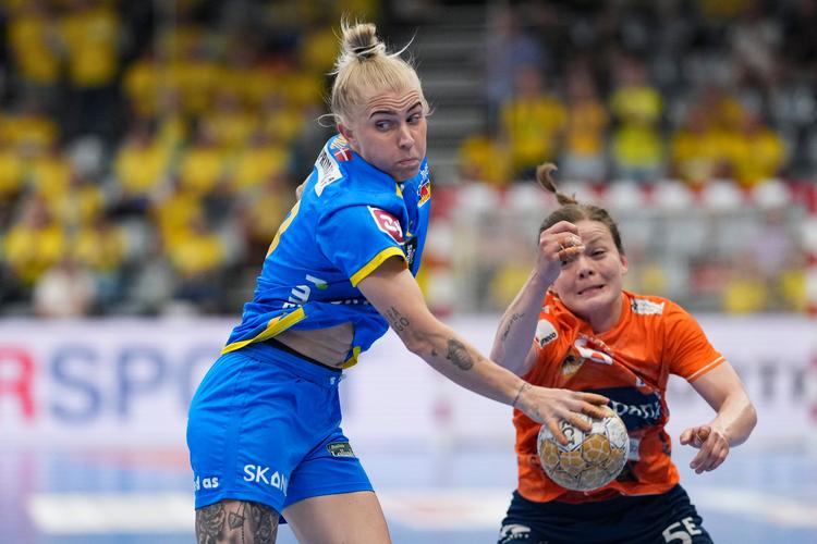  Kristina Kristiansen og resten af Nykøbing Falster.mandskabet er videre til DM-finalen. Foto: Claus Fisker/Ritzau Scanpix