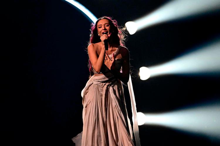 Eden Golan under Eurovision-finalen i Malmø. Foto: Tobias Schwarz/Ritzau Scanpix