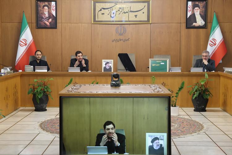 Efter præsident Ebrahim Raisis død overtager vicepræsident Mohammed Mokhber midlertidigt præsidentembedet. Foto: Iran's Presidency/wana/Ritzau Scanpix