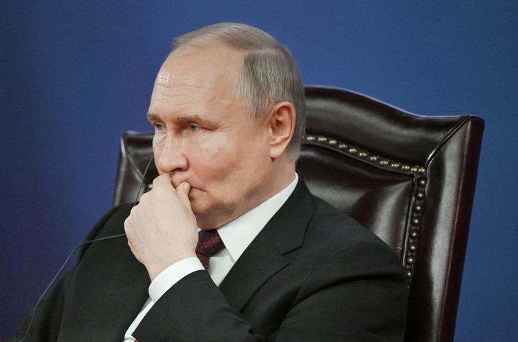 Ruslands præsident Vladimir Putin sammenlignes med Hitler. Det er helt skævt mener kronikøren.  Foto: Sergei Guneev/Ritzau Scanpix