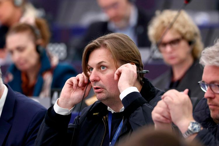 Maximilian Krah er stadig spidskandidat for Alternative für Deutschland trods hans kontroversielle udtalelser om, at ikke alle SS-medlemmer var forbrydere.   Foto: Frederick Florin/Ritzau Scanpix