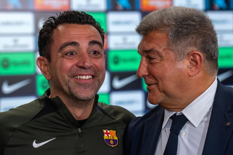 Xavi Hernández er fortid hos Barcelona. Foto: Emilio Morenatti/Ritzau Scanpix