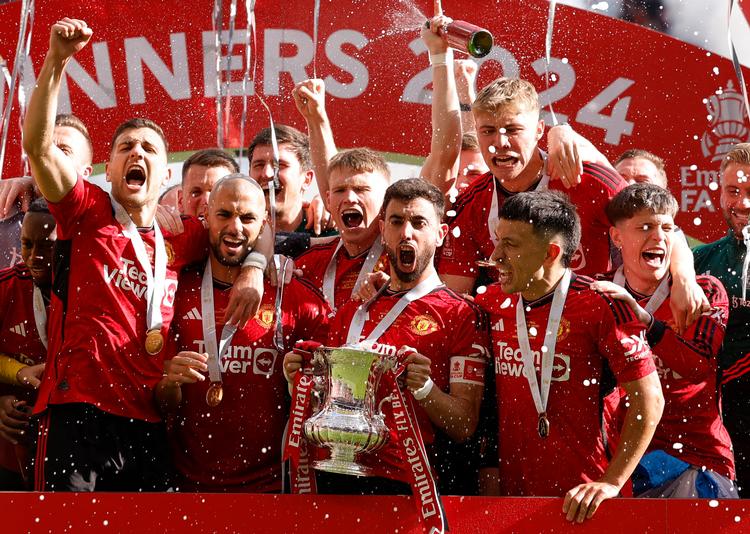 For første gang siden 2016 skal der i  Manchester Uniteds trofæskab findes plads til FA Cuppen. Foto: Andrew Couldridge/Ritzau Scanpix