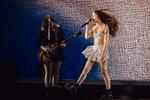 Olivia Rodrigo både råber og bander mere end de fleste popstjernekolleger. Torsdag spillede hun for første gang i Danmark.
 Foto: Nichlas Pollier