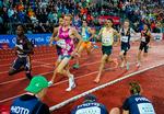 Under Bislett Games i Oslo var Narve Gilje Nordås uheldig med at tabe sin ene sko tidligt i løbet og havnede langt tilbage i feltet. Under det aktuelle EM i atletik er han medaljefavorit på 1.500 og 5.000 meter.  Foto: Beate Oma Dahle/Ritzau Scanpix