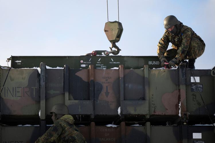Tyskland åbner nu for, at Patriots-luftforsvarsmissiler må benyttes mod mål inde i Rusland, hvis man skal tro et interview med generalmajor Christian Freuding. Arkivfoto Sebastian Gollnow