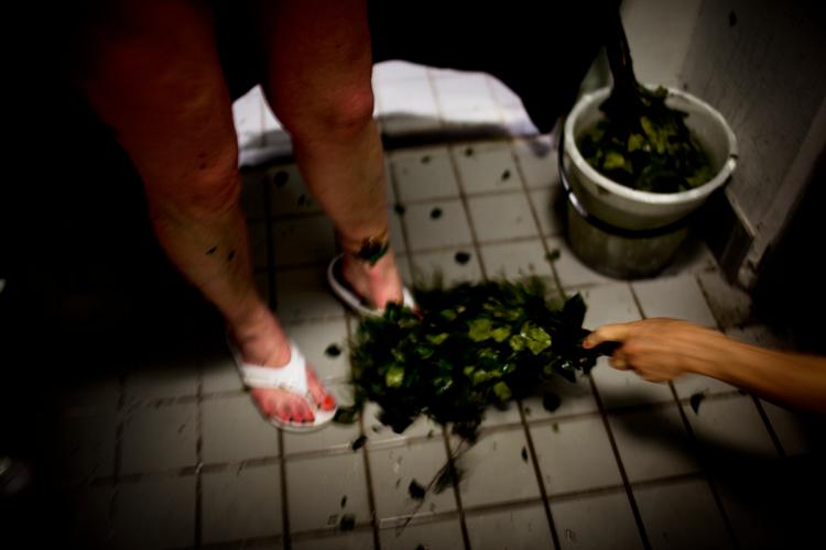 Hvem vil med i kussesauna?   Foto: Magnus Holm