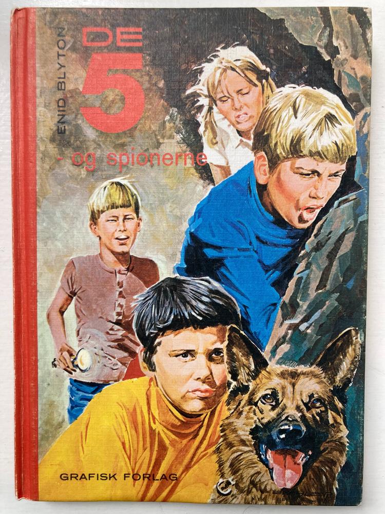 'De 5 og spionerne' er nummer 2 i serien om Anne, Dick, Julian, drengepigen Georg og hunden Tim, der opklarer det ene mysterium efter det andet.  Foto: Lars Hedebo Olsen