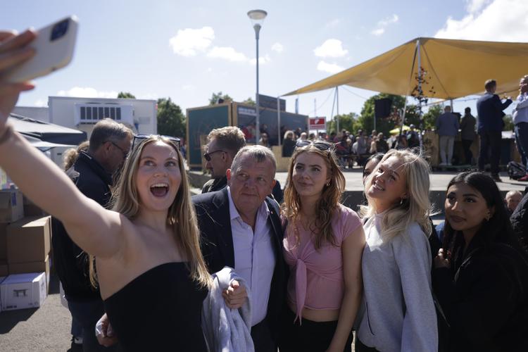 Lars Løkke Rasmussen er i disse dage på Folkemødet, hvor særligt regeringspartierne sunder sig efter et skuffende EP-valg Foto: Emil Bay