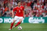 Midtbanespilleren Thomas Delaney henter næring i befolkningens støtte, når han løber på banen til landskampe. Foto: Jens Dresling