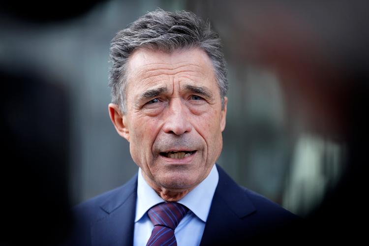 Anders Fogh Rasmussen er nervøs for, at Donald Trump – hvis han bliver præsident – vil tilbyde Putin en aftale om Ukraine, hvor russerne kan beholde Krim og dele af Ukraine.  Arkivfoto Jens Dresling