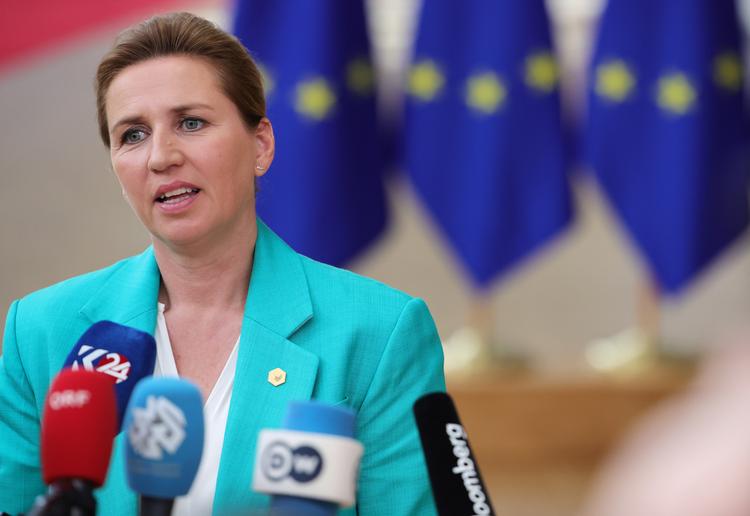 Mette Frederiksen afviser igen, at hun er kandidat til en international post. Foto: Olivier Matthys/Ritzau Scanpix