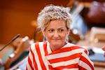Social- og boligminister Pernille Rosenkrantz-Theil (S) afviste på et samråd onsdag eftermiddag den kritik, oppositionspartier og organisationer har rejst af regeringen for at planlægge besparelser på integrationsprojekter,  der er indgået politisk aftale om at bevilge penge Foto: Jens Dresling