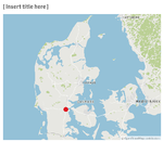 Kolding var det eneste sted i Danmark, hvor der blev målt skybrud natten til lørdag. 