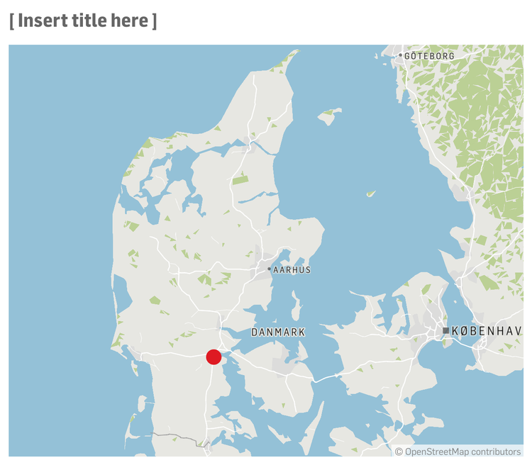 Kolding var det eneste sted i Danmark, hvor der blev målt skybrud natten til lørdag. 