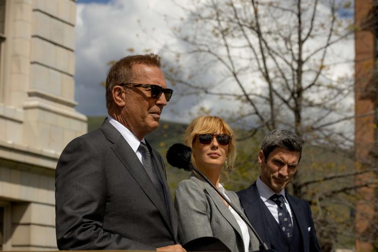 Kevin Costner som patriarken John Dutton i Taylor Sheridans vel nok mest kendte serie, ’Yellowstone’.  Foto: SkyShowtime