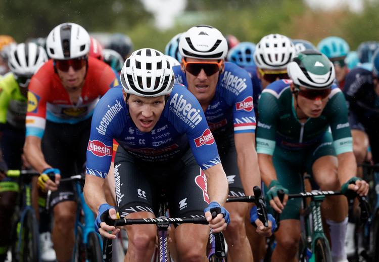 Søren Kragh Andersen har tidligere vundet to etapesejre i Tour de France. Her ses han under sidste års rundtur i Frankrig. Foto: Benoit Tessier/Ritzau Scanpix