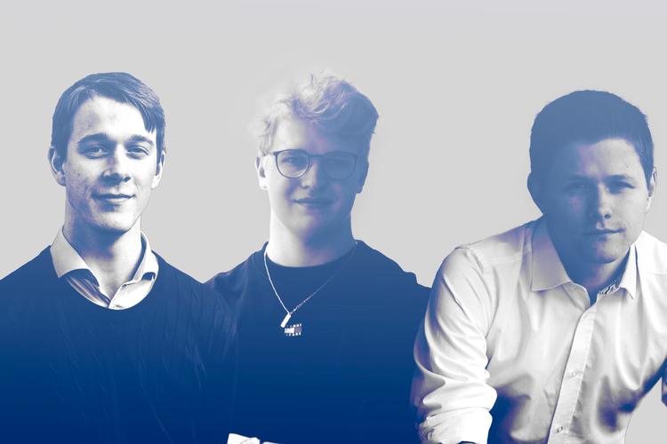 Tre unge politikere på højrefløjen er utilfredse med den CO2-afgift, som er blevet pålagt landbruget af den grønne trepart.  Collage CVL. Originalfoto: pr