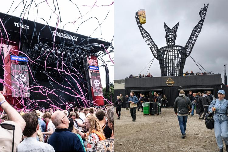 Copenhell har fået to henvendelser om drugging, mens Tinderbox har set sin første politisag om problematikken.  Foto: Helle Arensbak og Torben Christensen / Ritzau Scanpix
