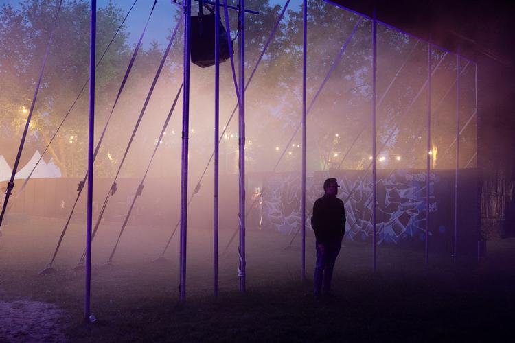 For at gribe de gæster, der får det svært under Roskilde Festival, har man skabt de såkaldte 'soft spots', hvor gæster kan søge hen og få en snak.  Foto: Thomas Borberg
