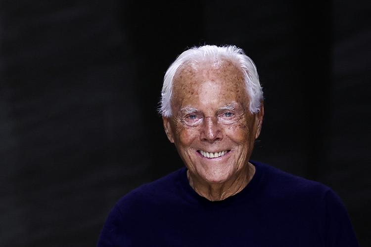 Giorgio Armani måtte forbi lægestudiet og hæren, før han fandt vej til modebranchen.   Foto: Yves Herman/Ritzau Scanpix