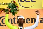 Biniam Girmay ønsker at åbne døren til Tour de France for den næste generation af sorte afrikanske ryttere.  Foto: Marco Bertorello/Ritzau Scanpix