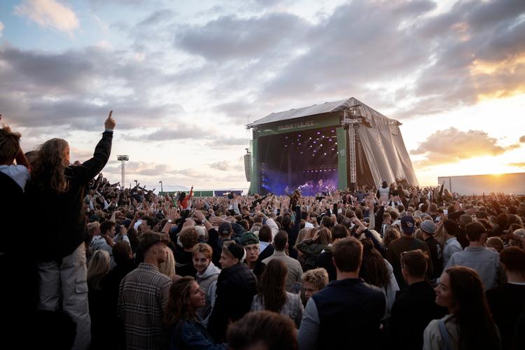 Musik i Lejet bliver afholdt hvert år og foregår delvis i beskyttede naturområder, hvor blandt andet skovbund og klitter er fredede. Foto: Emil Agerskov