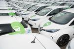 GreenMobility har cirka 1.000 elbiler (Renault Zoe, den større Polestar og kassebiler), som man kan leje for 5,50 kr. pr. minut. Foto: Mads Frost/Mads Frost