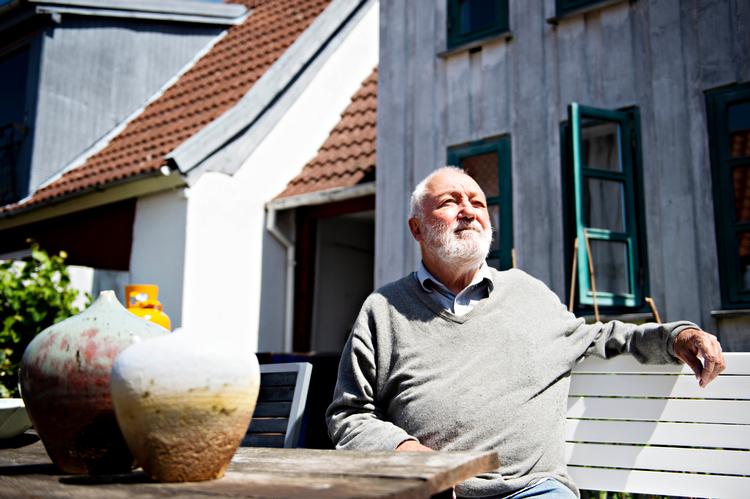    Keramiker og billedhugger Peter Tybjerg, Assens, fylder 80 år  Foto: Suhirrthavathy Thiruchelvam/Ritzau Scanpix