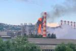 Rusland siger, at det har skudt otte ukrainske droner ned ved byen Tuapse ved Sortehavet. Byen, der huset et raffinaderi, er tidligere blevet angrebet af Ukrainerne, som i maj (billedet). Foto: Video Obtained By Reuters/Ritzau Scanpix