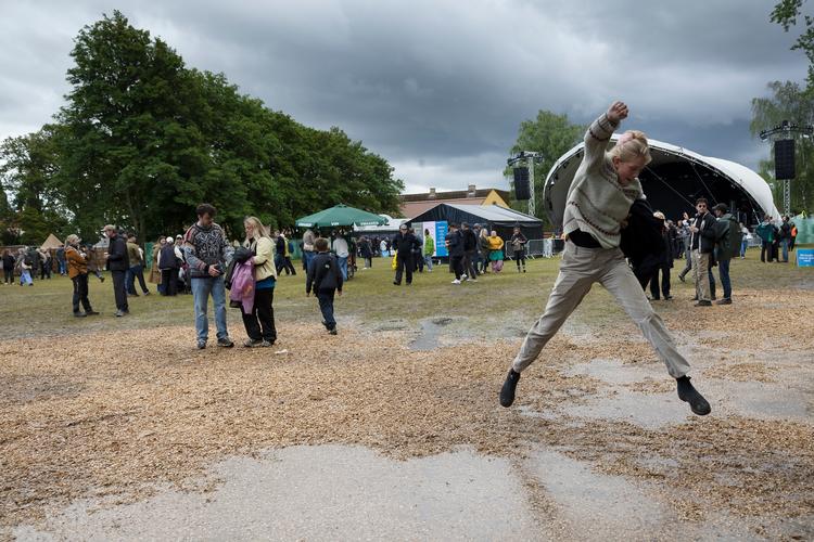 Heartland-festivalen på Fyn blev afviklet i juni, og gæsterne kan kun bekræfte, at det var vådt.  Foto: Thomas Borberg