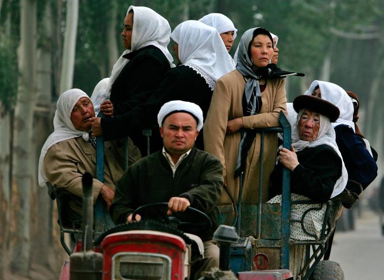 Størstedelen af Kinas muslimske uighurer bor i regionen Xinjiang. 