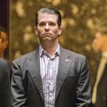 Donald Trump, Jr. i lobbyen af Trump Tower i New York City i januar 2017. 
Foto: Albin Lohr-Jones/picture-alliance/dpa/AP Images 