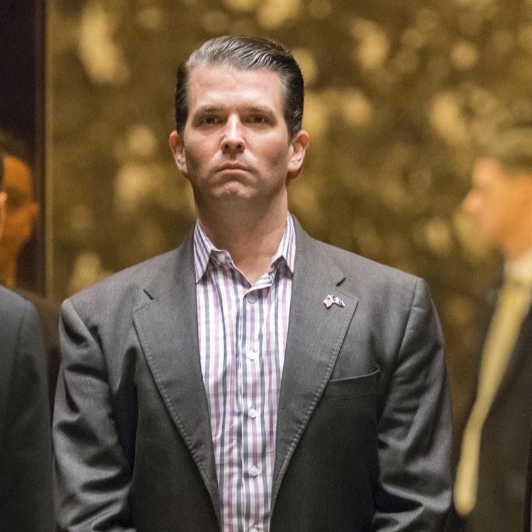 Donald Trump, Jr. i lobbyen af Trump Tower i New York City i januar 2017. 
Foto: Albin Lohr-Jones/picture-alliance/dpa/AP Images 