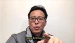 Hua Yong kort inden han anholdes. Screendump fra video. 
