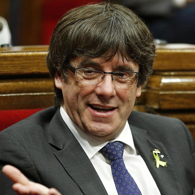 Carles Puigdemont, tidligere regeringschef, flygtede i oktober til Belgien. 