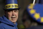 Britiske EU-støtter var i tirsdag på gaden foran parlamentet i London i deres kamp for at få omstødt landets beslutning om at forlade EU. 