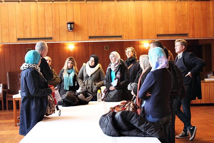 Nourhan Abd el-Aziz: »Vi mister ikke håbet, bare fordi det er svært«. Foto Janne Louise Andersen