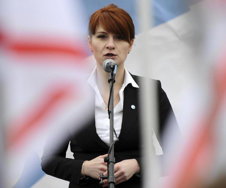 Maria Butina er sigtet for at infiltrere politiske grupperinger i USA med henblik på at fremme Ruslands 
interesser. FBI har overvåget den 29-årige russiske kvinde i 3 år. AP 