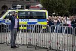 Politiet tog ingen chancer, da Jimmie Åkesson mødte vælgere i Malmø. 